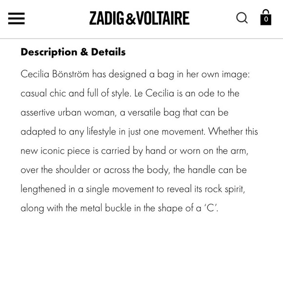 Zadig & Voltaire Le Cecilia Patchwork Studs Bag - Picture 6 of 8